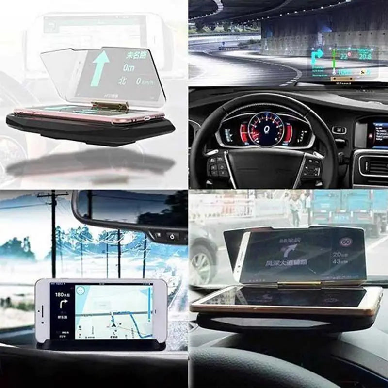 1Pcs Mobile Phone Holder Windshield Screen Projector