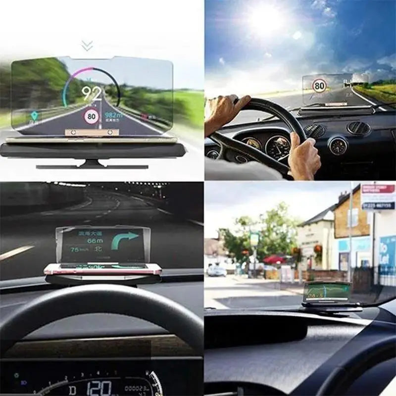 1Pcs Mobile Phone Holder Windshield Screen Projector